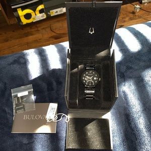 Bulova Mens 12 diamond Futuro Watch